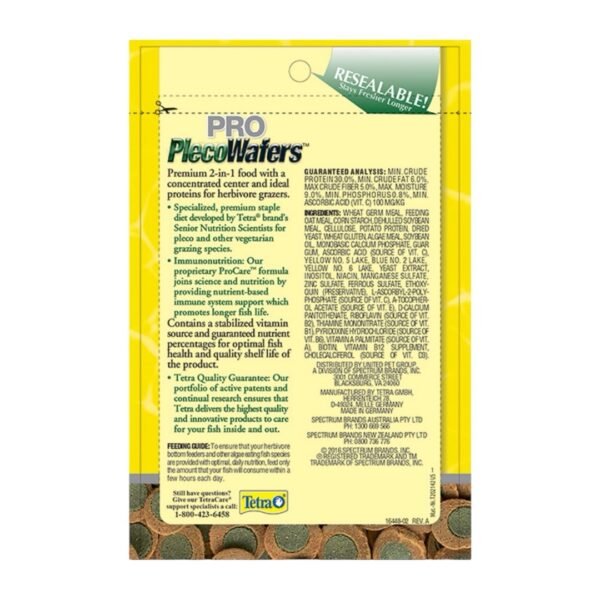 Tetra Veggie Alimento en Obleas para Peces de Fondo 150 Gramos - Image 2