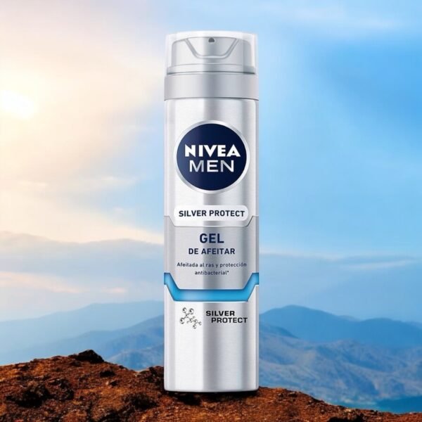 Gel para Afeitar Nivea Men Silver Protect