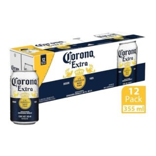 Paquete de 12 Latas de Cerveza Clara