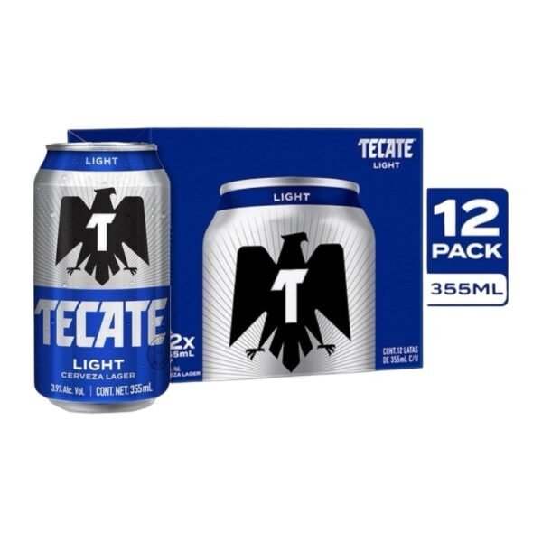 Cerveza Clara Tecate Light