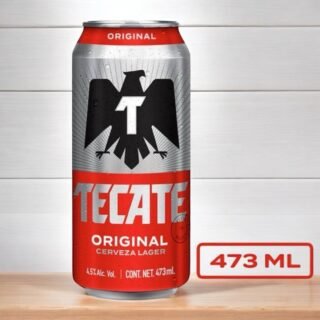 Cerveza Clara Tecate Original 473 ml