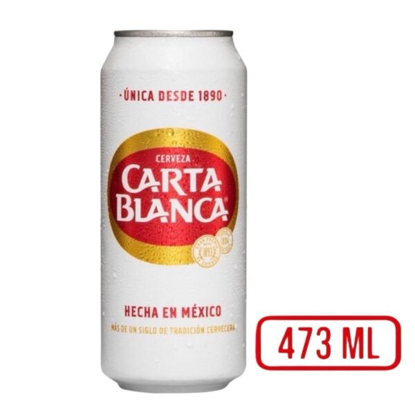 Cerveza Clara Carta Blanca 473 ml