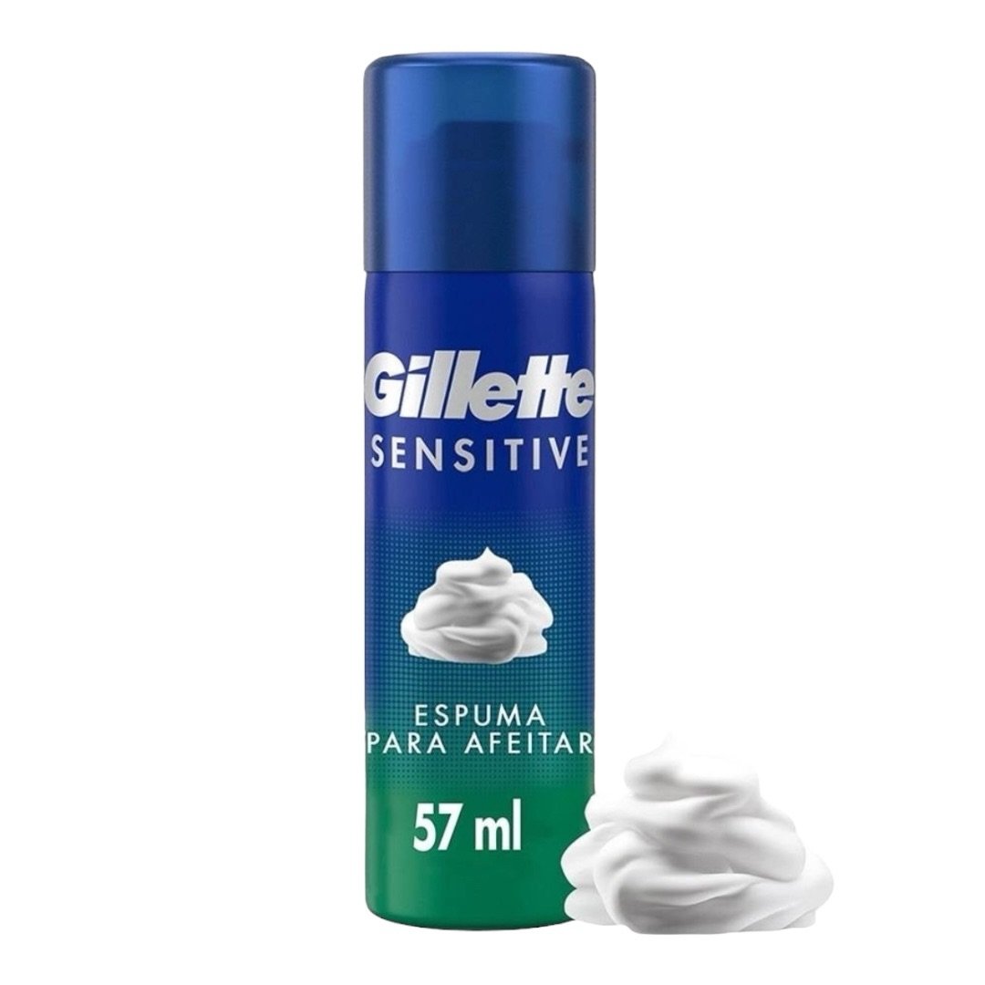 Espuma de Afeitar Gillette Sensitive