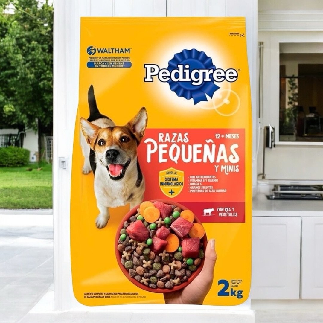 Alimento para Perro Pedigree Adulto Razas Pequeñas y Minis
