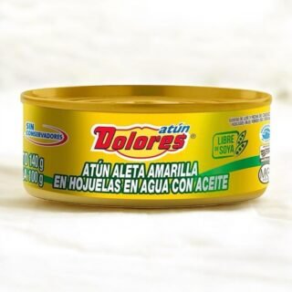 Atún Dolores Aleta Amarilla en Agua con Aceite 140 G