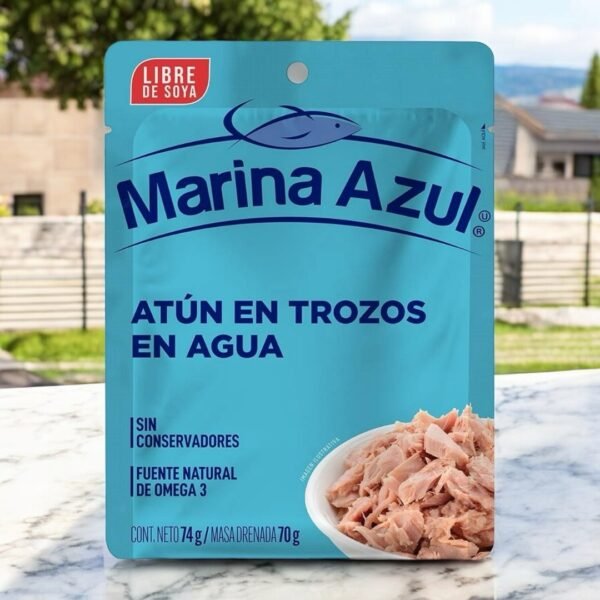 Atún Marina Azul en Trozos en Agua