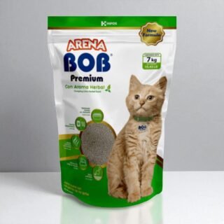 Arena para Gatos Bom Premium con Aroma Hernal 7 Kg