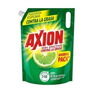Lavatrastes Líquido Axion Aroma Limón 1.5 L