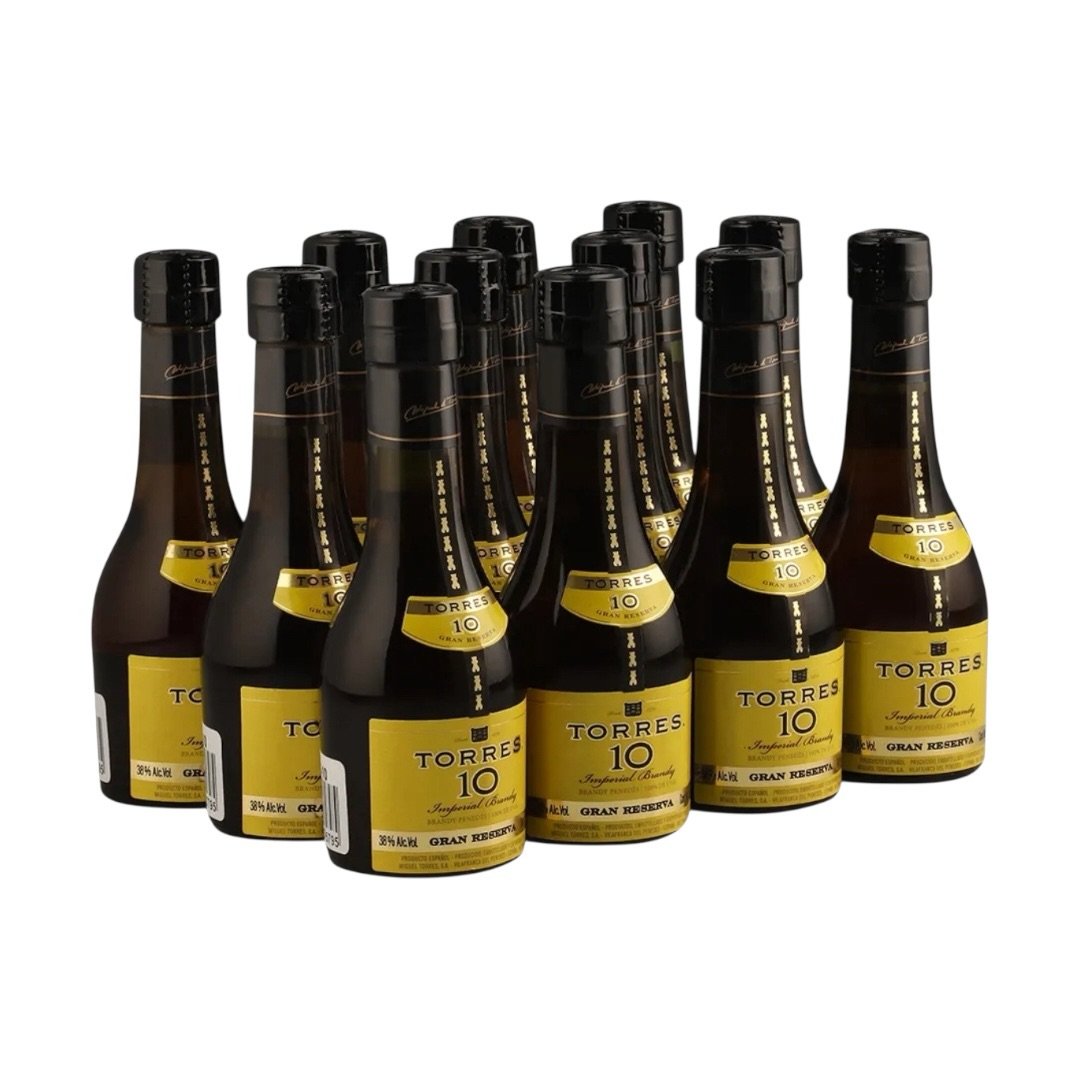 Brandy Torres 10 Miniaturas - 12 Unidades de 50 ml 1 Brandy Torres 10 Miniaturas