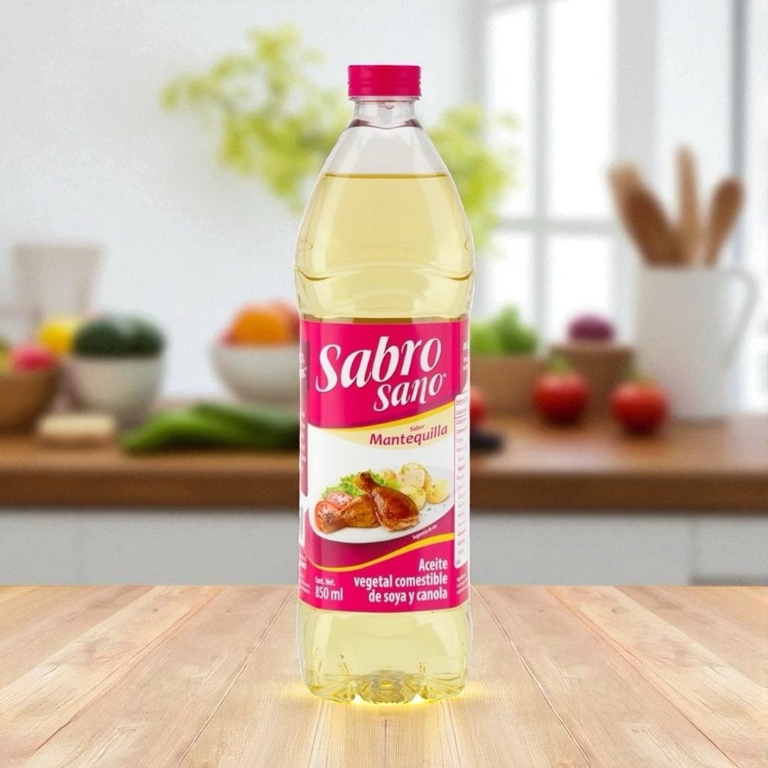 Aceite Vegetal Sabrosano Sabor Mantequilla 850 ml 1 Aceite Vegetal Sabrosano