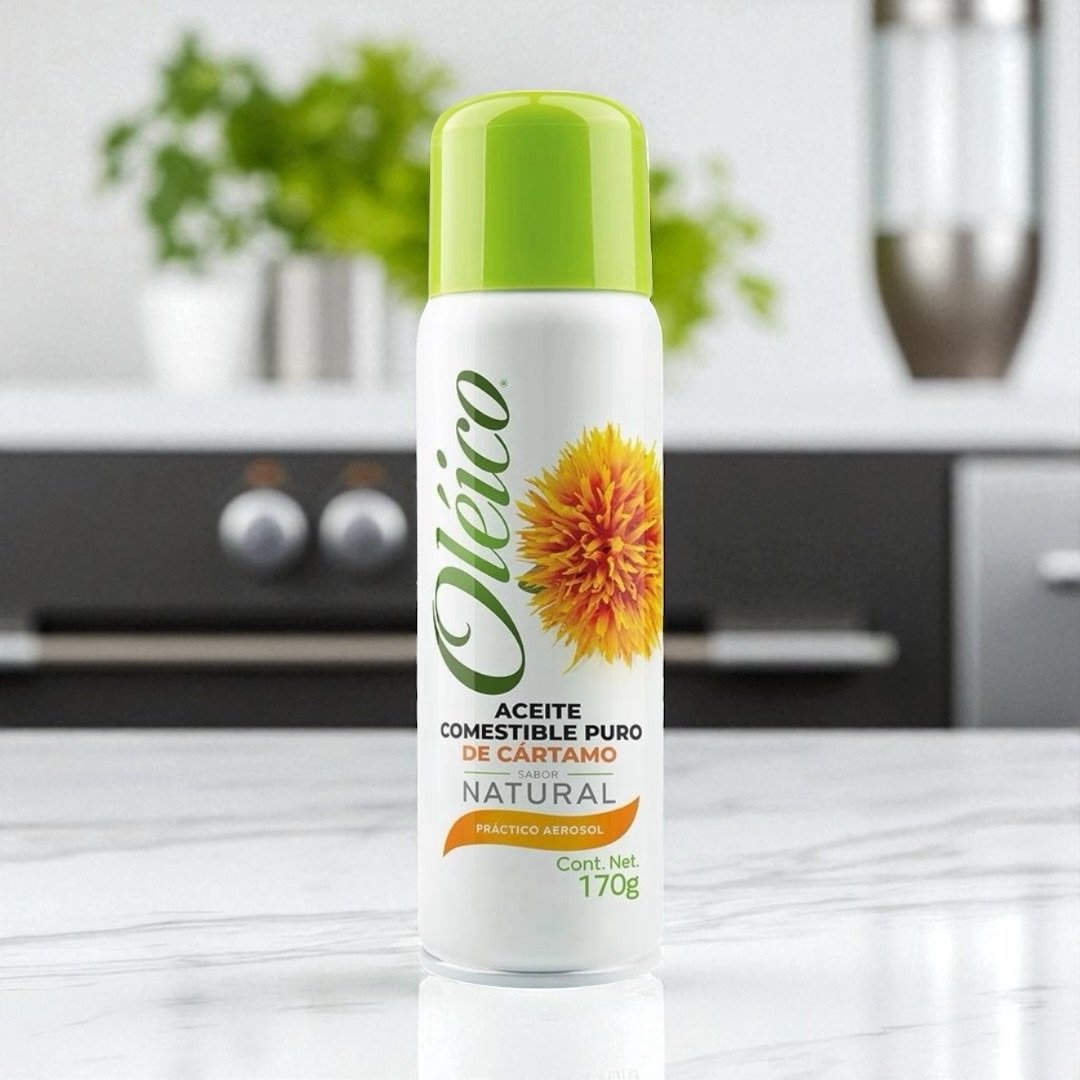 Aceite de Cártamo Oléico en Aerosol 170 g 1 Aceite de Cártamo Oléico