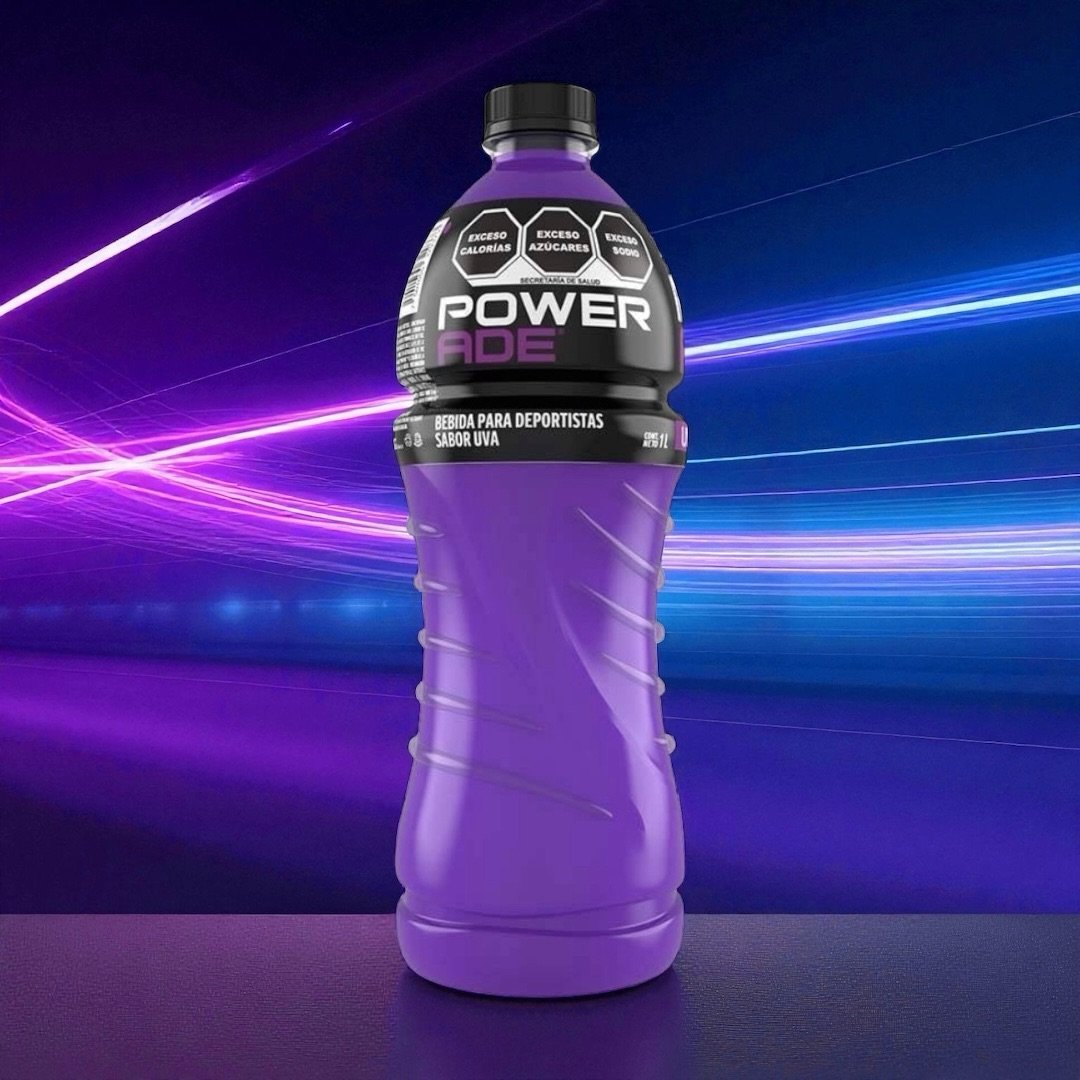 Powerade ION4 Sabor Uva 1 Litro 1 Powerade ION4 Sabor Uva