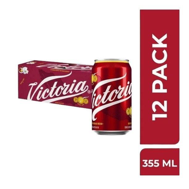 Cerveza Oscura Victoria 12 Latas de 355 ml c/u 1 Cerveza Oscura Victoria 12