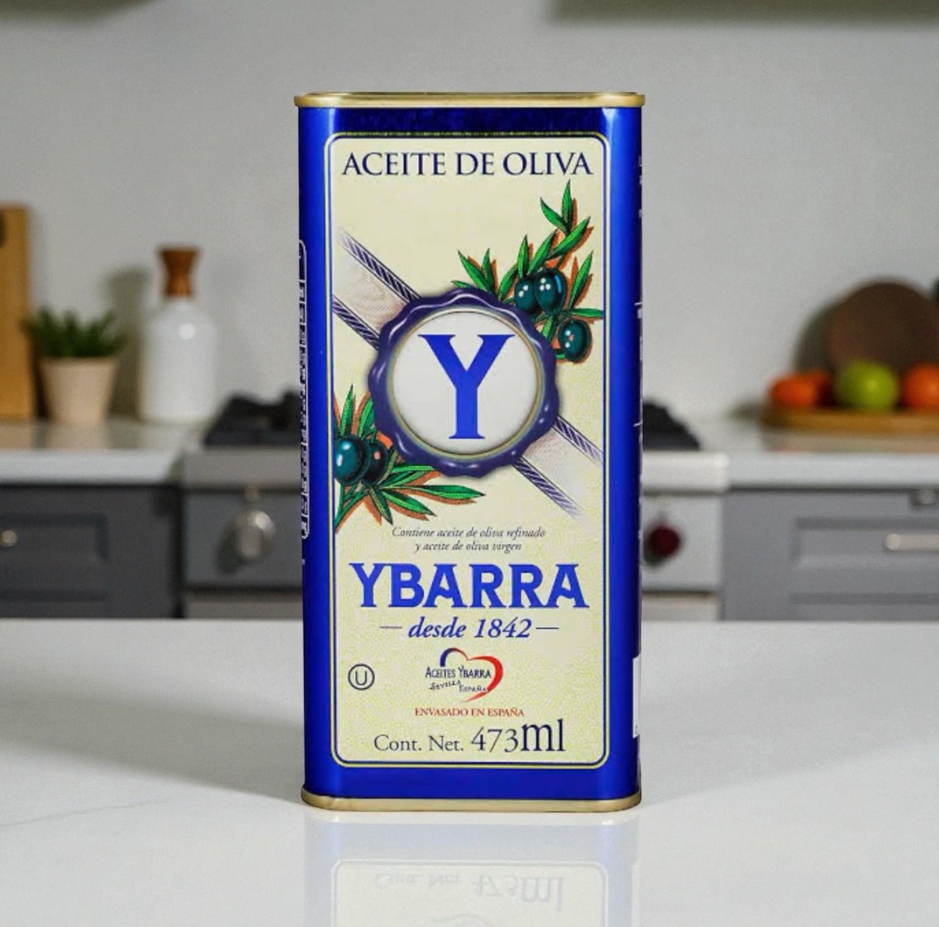 Aceite de Oliva Ybarra Lata - 473 ml 1 Aceite de Oliva Ybarra Lata