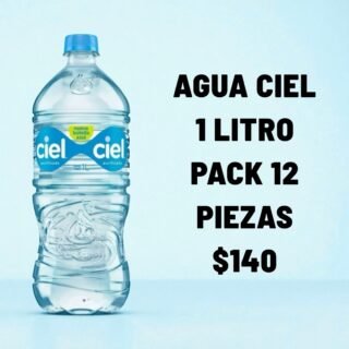 Pack de 12 Piezas de Agua