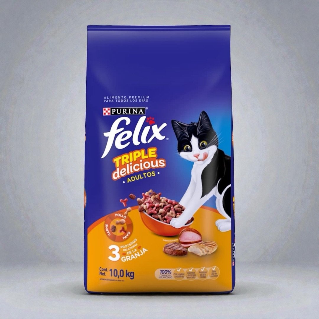 Felix Triple Delicious Granja - 10 Kg 1 Felix Triple Delicious