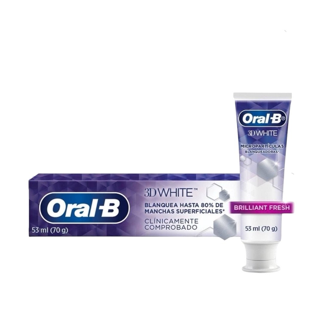 Pasta Dental Oral-B 3D White Brilliant Fresh 53 ml 1 Pasta Dental Oral-B 3D