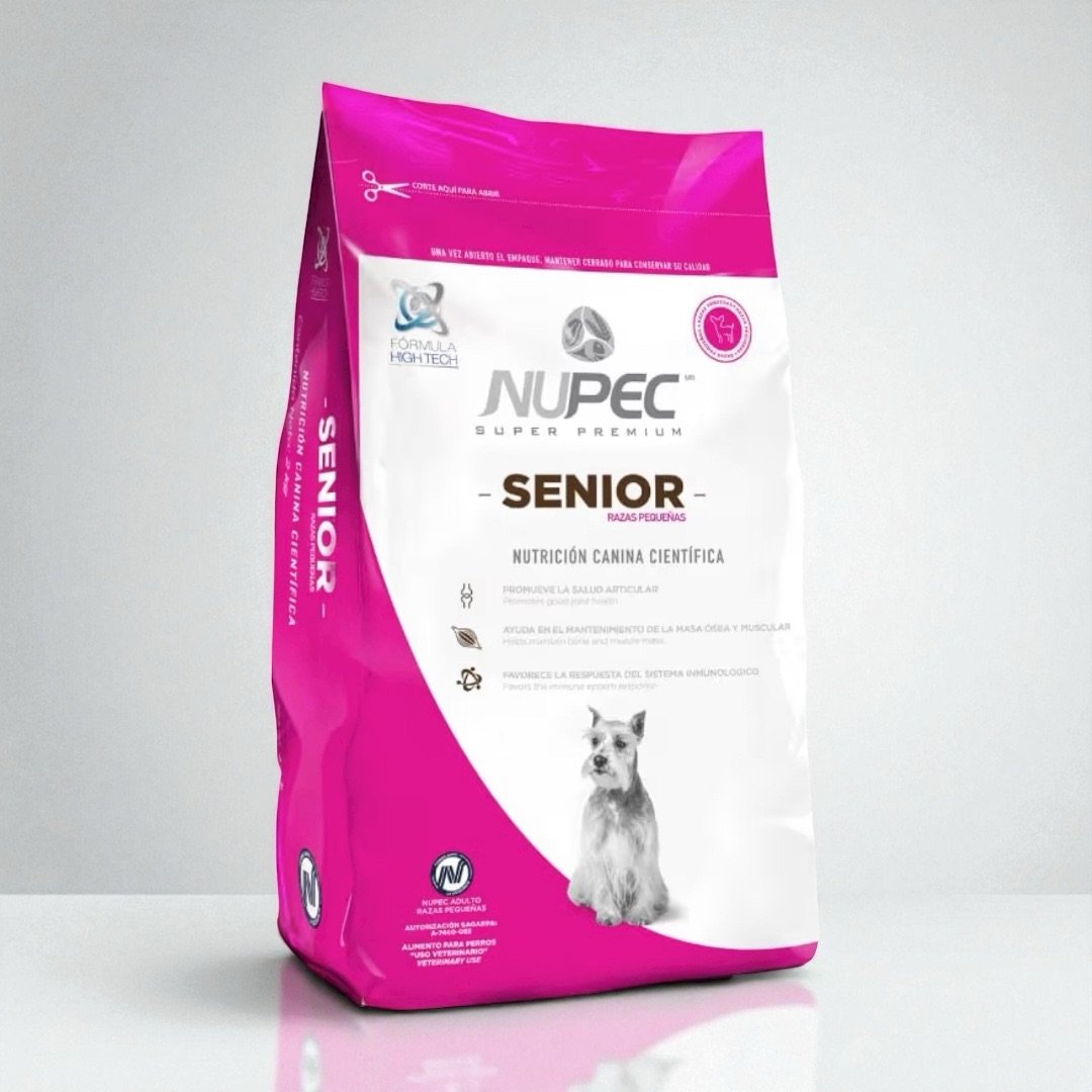 Nupec Alimento Seco para Perro Raza Pequeña Senior - 8 Kg 1 Nupec Alimento Seco