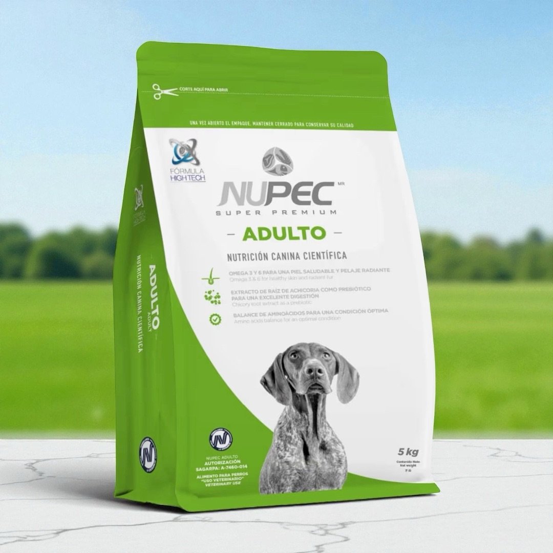 Nupec Comida para Perros Adultos Sabor a Carne 5 kg 1 Nupec Comida para Perros