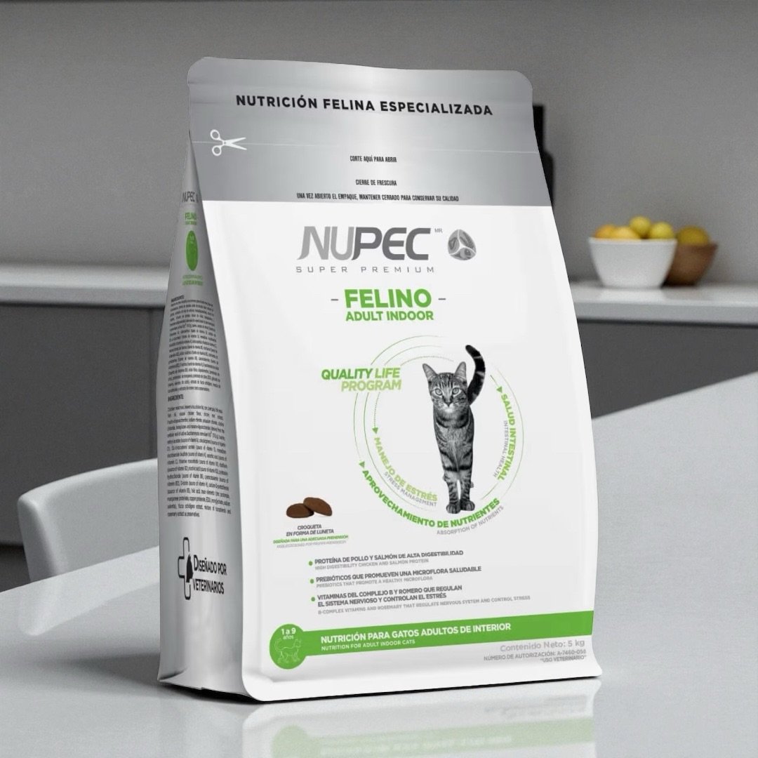 Nupec Comida para Gato Adulto Indoor - 5 Kg 1 Nupec Comida para Gato