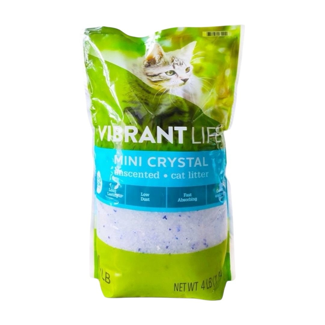 Arena para Gatos Vibrant Life Mini Crystal - 1.8 Kg 1 Arena para Gatos Vibrant Life Mini