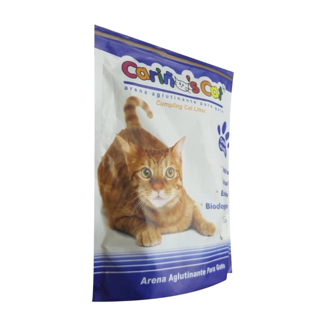 Arena para Gato CARINO Cambia de Color al Contacto con la Humedad - Biodegradable 1.75 kg 1 Arena para Gato CARINO
