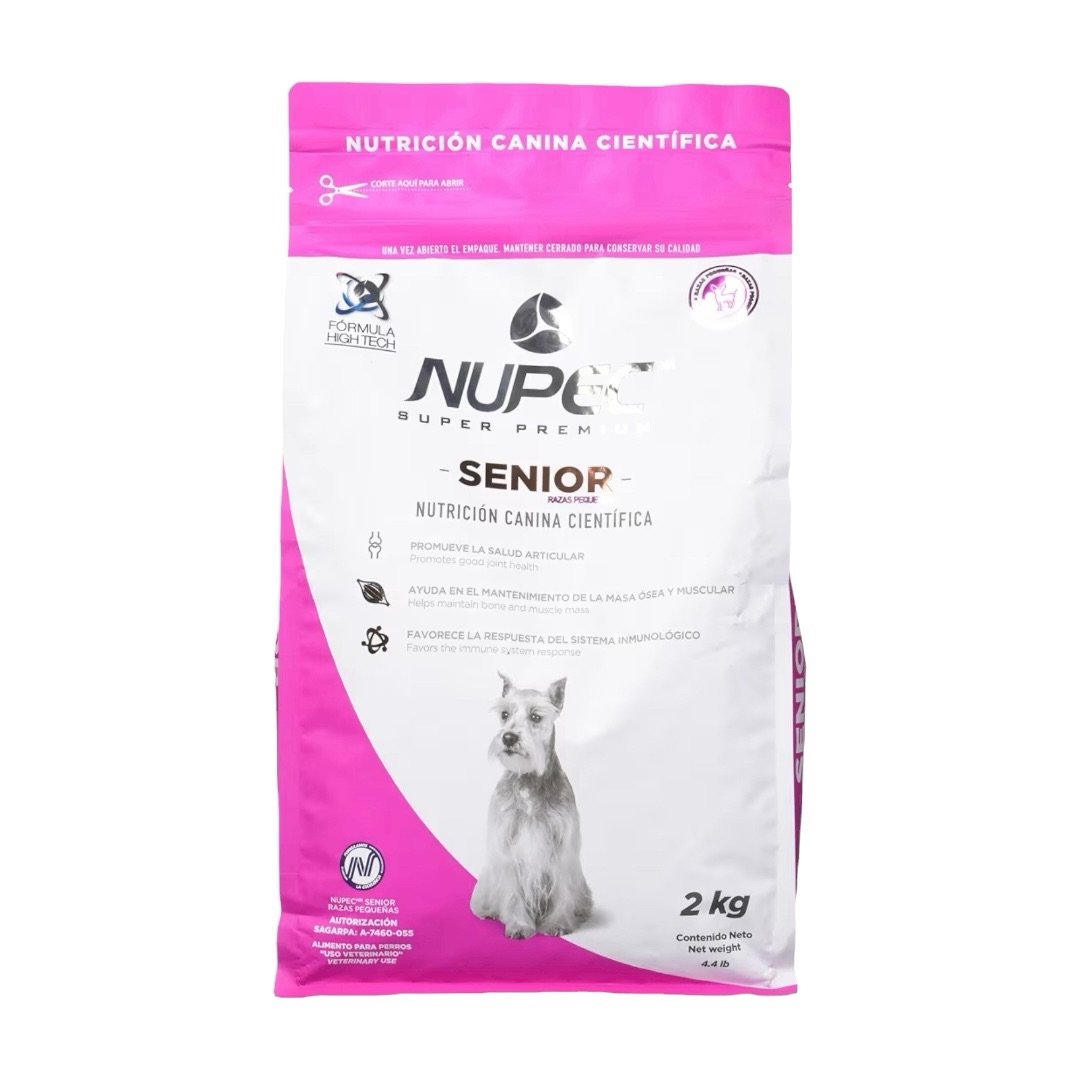Nupec Alimento Seco para Perro Raza Pequeña Senior - 2 Kg 1 Nupec Alimento Seco para Perro Raza Pequeña Senior