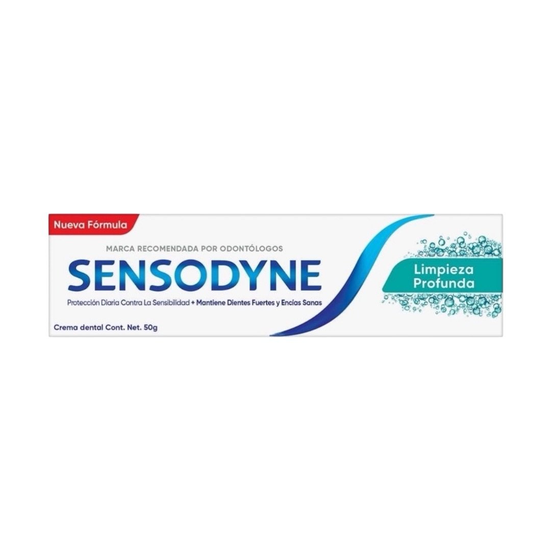 Pasta Dental Sensodyne Deep Clean - 50 G 1 Pasta Dental Sensodyne Deep
