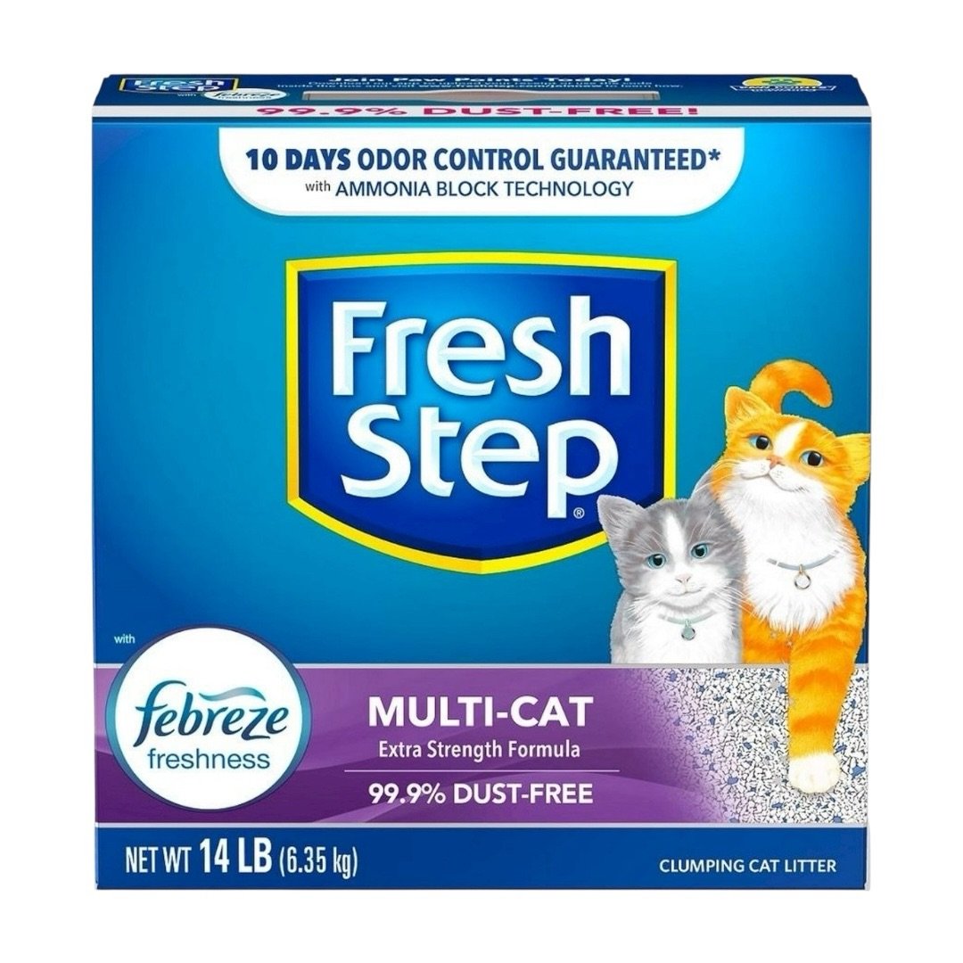 Arena para Gato Fresh Step Multi-Cat Aglutinante 6.35 k 1 Arena para Gato Fresh Step