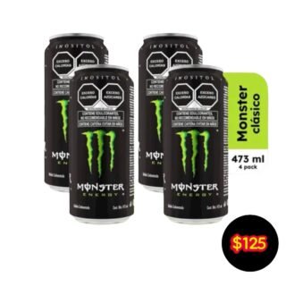 Pack 4 Monster Energy Verde