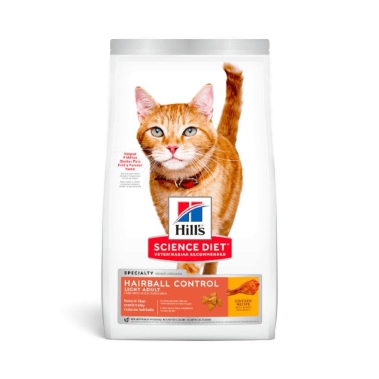Hill’s Science Diet Adult Hairball Control Light 3.17 Kg 1 Hill’s Science Diet Adult Hairball