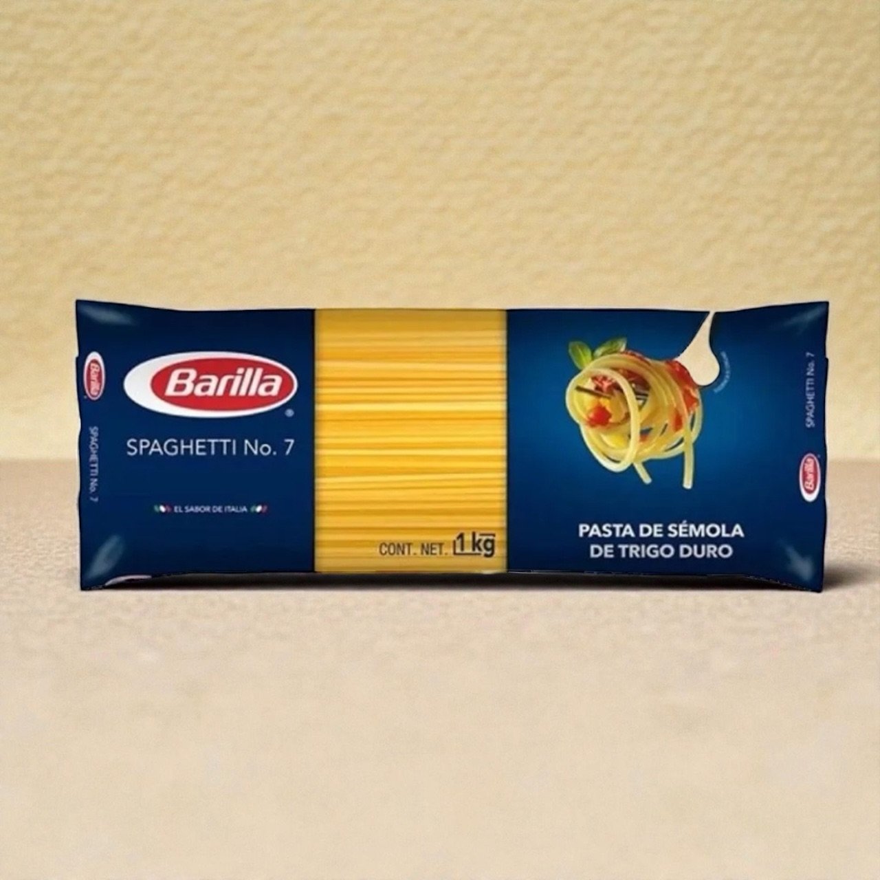 Pasta Barilla Spaguetti No. 7 - 1 Kg 1 Pasta Barilla Spaguetti No. 7 - 1 Kg